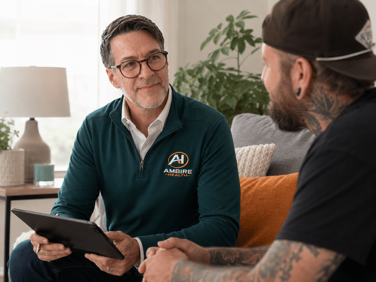 Consultation In Cozing Living Room